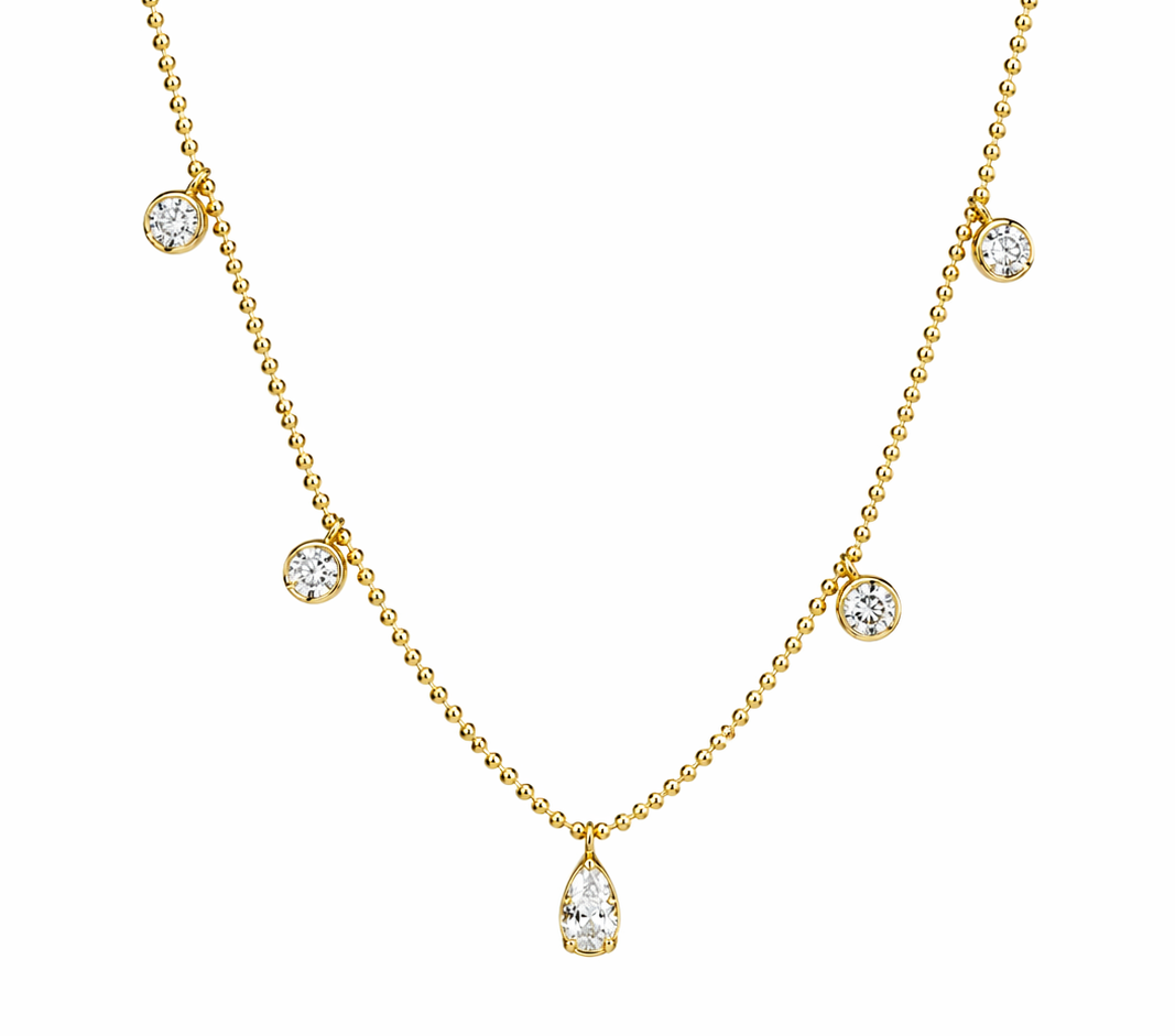 0.63 Carat Fancy Diamond Necklace